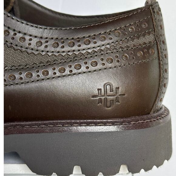 NEW Cole Haan Mens 8.5M American Classics Longwing Oxfords Truffle Egret Brown - Picture 4 of 9